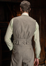 Rivera Cropped Waistcoat - Dove Stone Grey