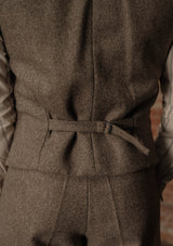 Rivera Waistcoat - Oatstone Herringbone