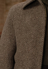 Riverton Wool Field Jacket - Grey Herringbone