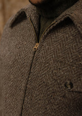 Riverton Wool Field Jacket - Grey Herringbone