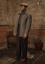 Riverton Wool Field Jacket - Grey Herringbone