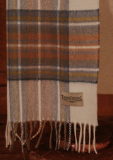 Merino Wool Scarf - Muted Blue Stewart