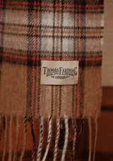 Merino Wool Scarf - Camel Stewart
