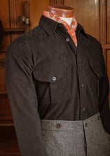 Moleskin Cotton Shirt - Black