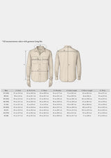 Long Sleeve Cotton Board Shirt - White