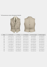 Emile Merino Wool Double Breasted Waistcoat - Dark Brown Prince of Wales