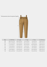 Melbrook Linen Fishtail Trousers - Mushroom