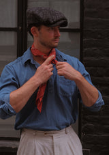 ‘Dead Lotus’ 100% Cotton Selvedge Bandana - #1