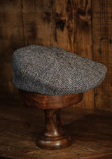 Stanton Baker Boy - (Wide-Width) Grey Herringbone Harris Tweed