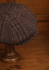 Stanton Baker Boy - (Wide Width) Midnight Blue Prince Of Wales British Tweed