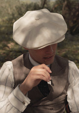 Stanton Baker Boy - (Wide-Width) White Cotton