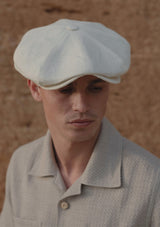 Stanton Baker Boy - (Wide-Width) White Linen