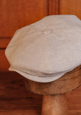 Stanton Baker Boy - (Wide-Width) Pure Natural Linen