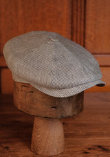 Gower Baker Boy - (Mid-Width) Denim Stripe