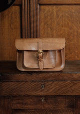 Saddle Leather Satchel - Tan
