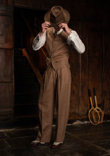 The Coleman Suit - Toasted Grain Herringbone