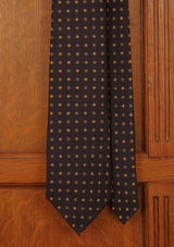 Navy Floral - Silk Tie