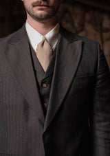Brockman Jacket - Tobacco Herringbone