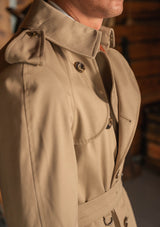 The Bogart Trench Coat - Stone