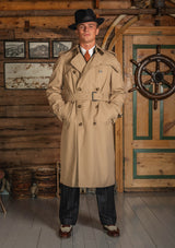 The Bogart Trench Coat - Stone