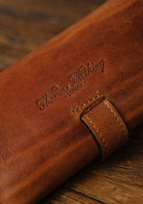 Saddle Leather Glasses Case - Tan