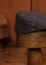 Walter Traditional Flat Cap - Blue Check