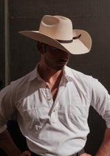 Wide Brim Western Straw Hat
