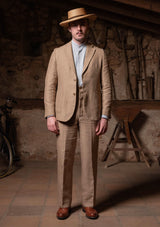 Melbrook Pure Linen Jacket - Mushroom