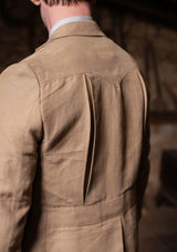 Melbrook Pure Linen Jacket - Mushroom