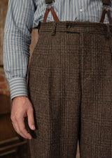 Woodrow Harris Tweed Clark Trousers - Dark Prince Of Wales