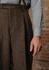 Woodrow Harris Tweed Clark Trousers - Dark Prince Of Wales
