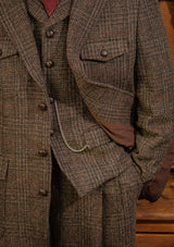 Woodrow Harris Tweed Jacket - Dark Prince Of Wales Check