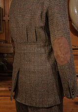 Woodrow Harris Tweed Jacket - Dark Prince Of Wales Check