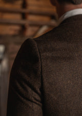 Woodrow Jacket - Burnt Saddle Herringbone