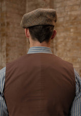 Woodrow Harris Tweed Waistcoat - Dark Prince Of Wales