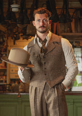 Garnick Waistcoat - Moorland Houndstooth