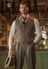 Garnick Waistcoat - Moorland Houndstooth