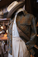 Brower Over Shirt - Harris Tweed