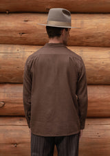 Connell Cotton Board Shirt - Walnut