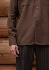 Connell Cotton Board Shirt - Walnut