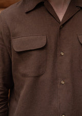 Connell Cotton Board Shirt - Walnut