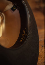 Burbank Rancher Hat - Open Crown - Black