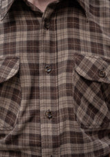 Berkley Brown Vintage Flannel Work Shirt