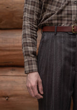 Berkley Brown Vintage Flannel Work Shirt