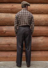 Berkley Brown Vintage Flannel Work Shirt