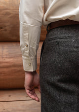 Denim Western Shirt - Cream