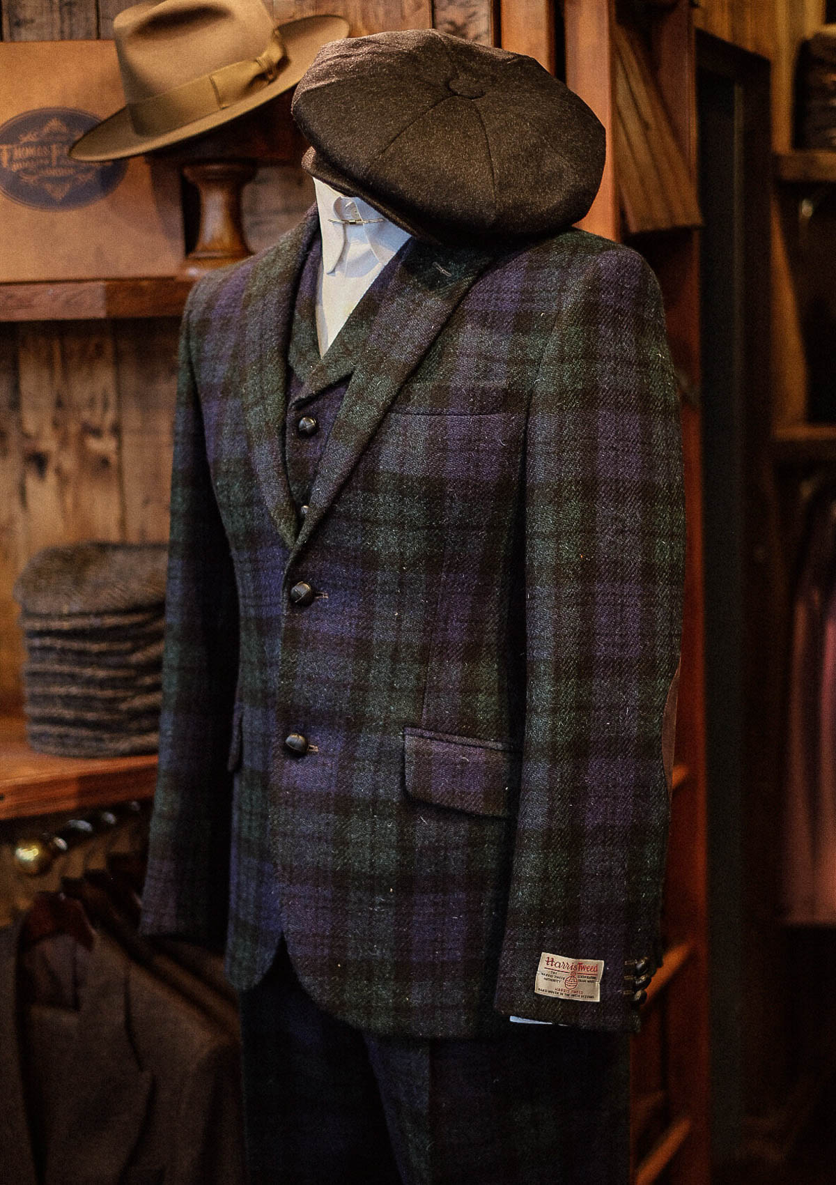 Tuxedo Jacket Black Watch Tartan Jacket Mens Black Watch Tartan