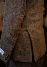Edison Harris Tweed Jacket - Brown Check