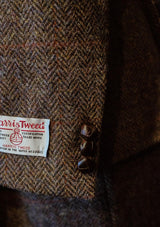 Edison Harris Tweed Jacket - Brown Check