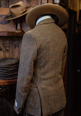 Edison Harris Tweed Jacket - Brown Check